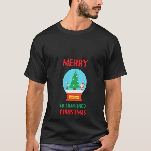 Camiseta Mujeres 2020 Navidades en cuarentena cuestan globo (Anverso)