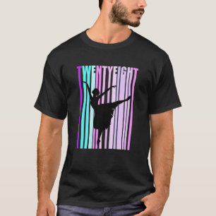 Camiseta Mujeres 28 Años De Baile Para Mujeres De Clase Ele