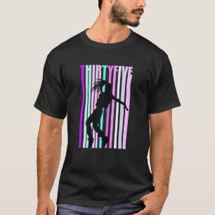 Camiseta Mujeres 35 Años De Baile Para Chicas Bailarina Hip