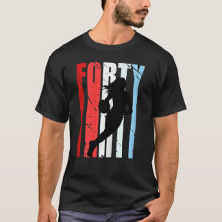 Camiseta Mujeres 40 Aniversario del Baloncesto Mujeres Retr