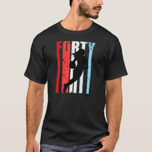 Camiseta Mujeres 40 Aniversario del Baloncesto Mujeres Retr