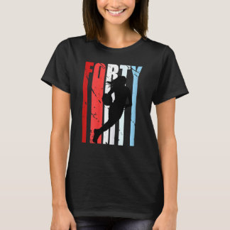 Camiseta Mujeres 40 Aniversario del Baloncesto Mujeres Retr