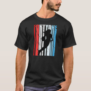 Camiseta Mujeres 41ª Baloncesto Cumpleaños Mujeres Retro Vi