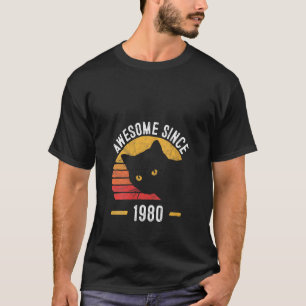 Camiseta Mujeres 42 años asombrosos desde 1980 42 años