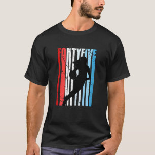 Camiseta Mujeres 45º Baloncesto Cumpleaños Mujeres Retro Vi