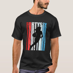 Camiseta Mujeres 46 de Baloncesto Cumpleaños Mujeres Retro