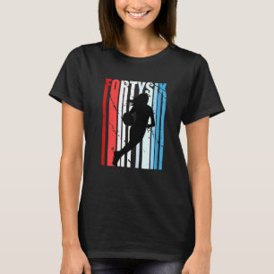 Camiseta Mujeres 46 de Baloncesto Cumpleaños Mujeres Retro