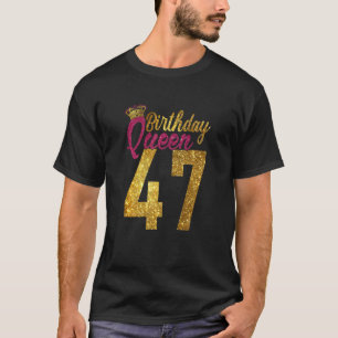 Camiseta Mujeres 47 años de edad 1975 47º cumpleaños Reina 