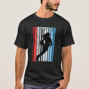 Camiseta Mujeres 47 de Baloncesto Cumpleaños Mujeres Retro 