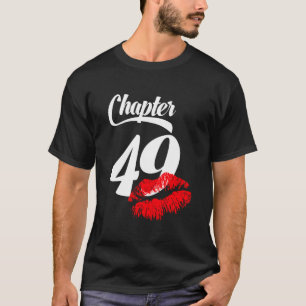 Camiseta Mujeres 49 Años De Edad Lips Capítulo 49 Años De E