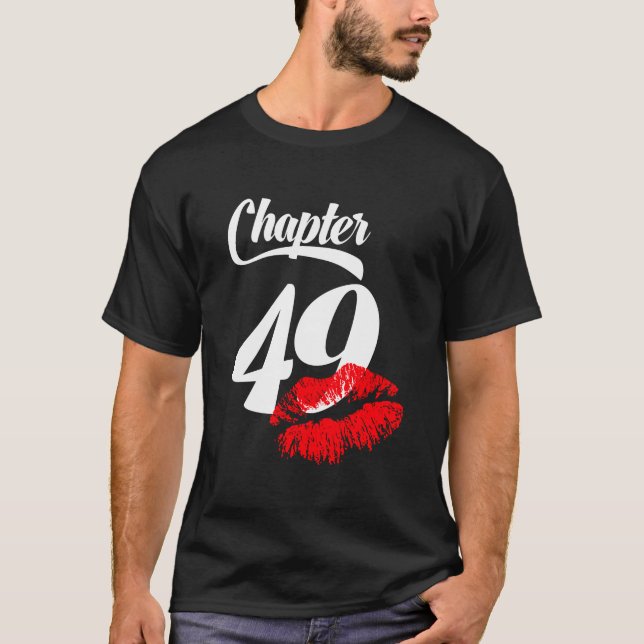 Camiseta Mujeres 49 Años De Edad Lips Capítulo 49 Años De E (Anverso)