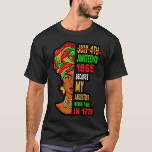 Camiseta Mujeres 4 de julio de 1865 Presente para África