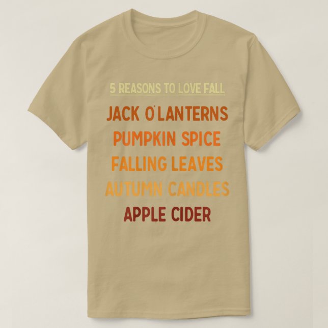 Camiseta Mujeres 5 Razones De Amor Caen En El Sueño De La T (Diseño del anverso)