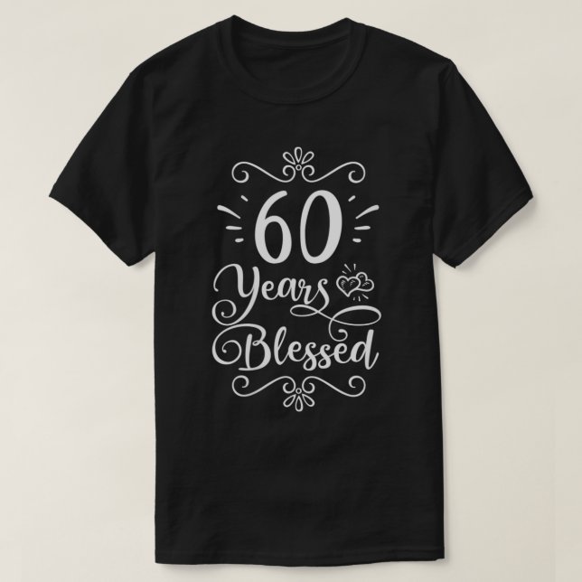 Camiseta Mujeres 60 años bendecieron a Je religioso (Diseño del anverso)