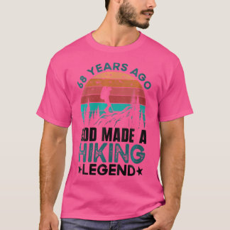 Camiseta Mujeres 68 Años Hiker Mountain De 68 Años H