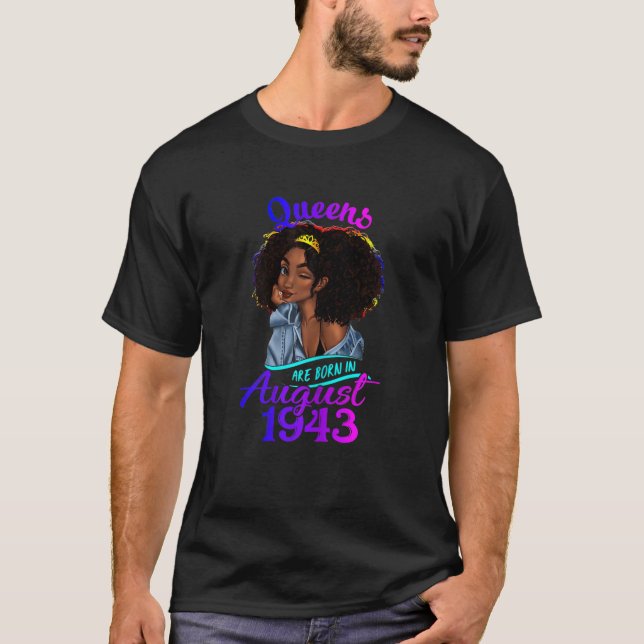 Camiseta Mujeres 79 años Chicas de cumpleaños 79 años Reina (Anverso)
