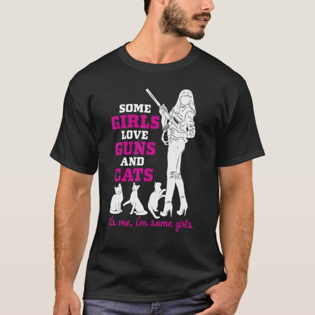Camiseta Mujeres A Algunas Chicas Les Encantan Las Pistolas (Anverso)