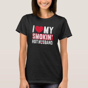 Camiseta Mujeres a las que amo a mi esposo fumador gracioso