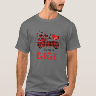 Camiseta Mujeres a las que me encanta ser Gigi Red Plaid Dí