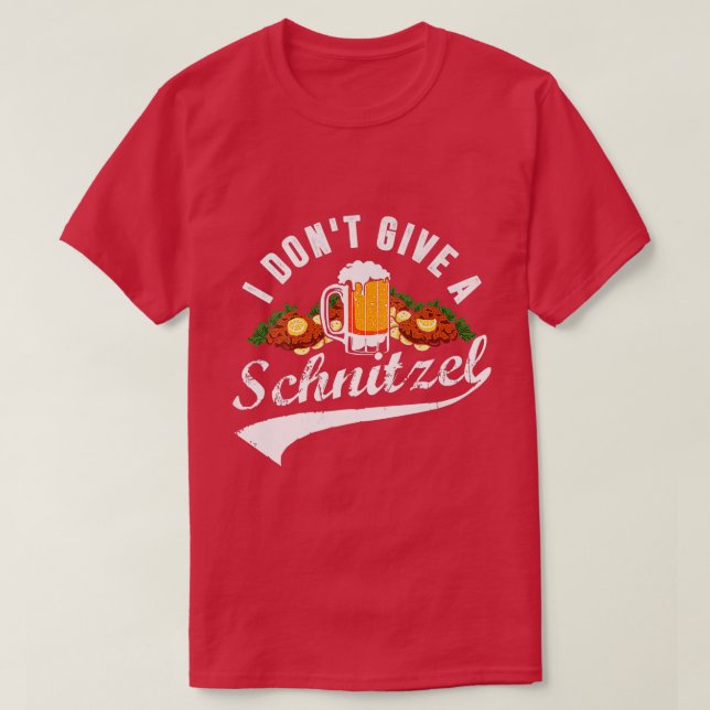 Camiseta Mujeres a las que no le doy una cerveza Schnitzel  (Diseño del anverso)