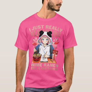 Camiseta Mujeres a las que solo me encanta Anime Ramen Boba
