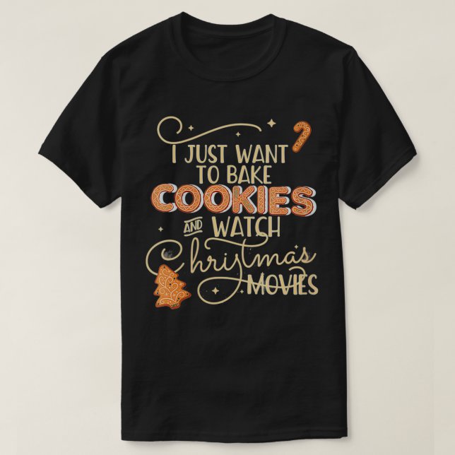 CAMISETA MUJERES A LAS QUE SOLO QUIERO BAKE COOKIES WATCH N (Diseño del anverso)