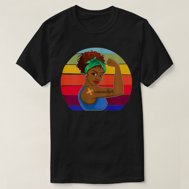 Camiseta Mujeres a las que vacuné en África (Diseño del anverso)