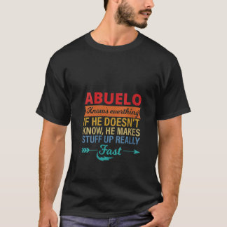 Camiseta Mujeres Abuelo sabe todo lo que el abuelo es padre