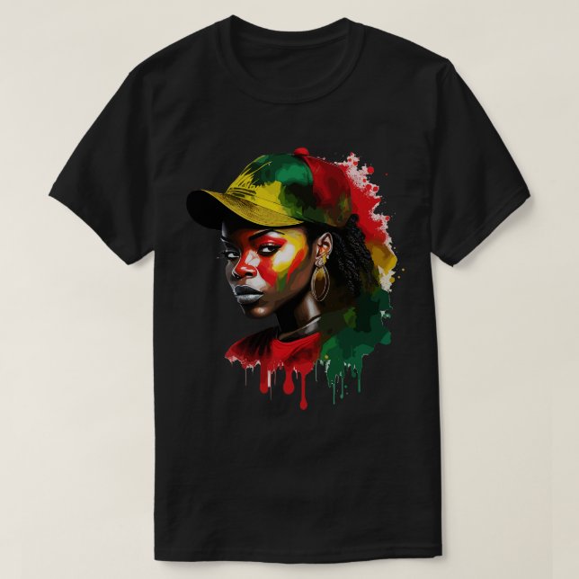 Camiseta Mujeres africanas (Diseño del anverso)