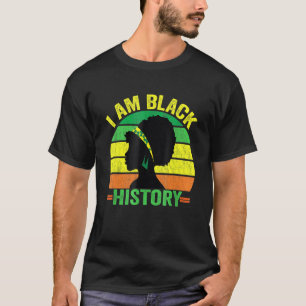 Camiseta Mujeres Africanas Soy Historia Negra Bla Afroameri