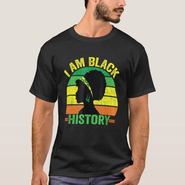 Camiseta Mujeres Africanas Soy Historia Negra Bla Afroameri (Anverso)