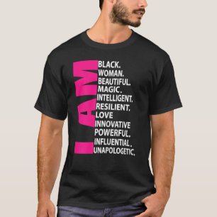Camiseta Mujeres Afro Chica Soy Mujer Negra Hermosa Magia