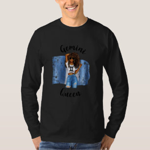 Camiseta Mujeres Afro Guatemaltecas Géminis Reina Africana 