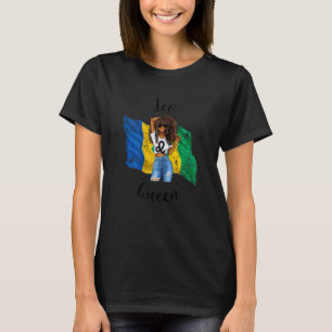 Camiseta Mujeres Afro San Vicente Leo Reina Africana San Vi