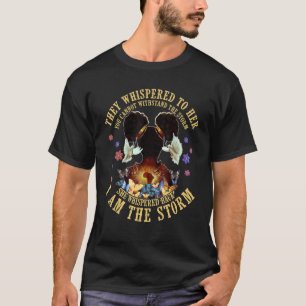 Camiseta Mujeres Afro Soy La Tormenta Mes De La Historia Ne