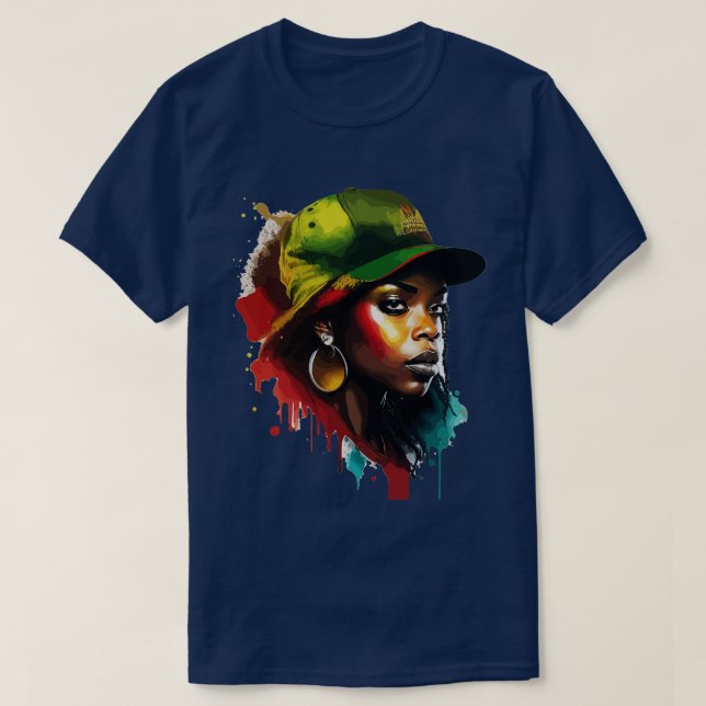 Camiseta Mujeres afroamericanas (Diseño del anverso)