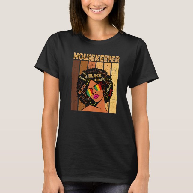 Camiseta Mujeres afroamericanas amas de casa de la moda neg (Anverso)