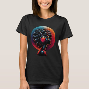 Camiseta Mujeres afroamericanas de 70's funk afro des de 70