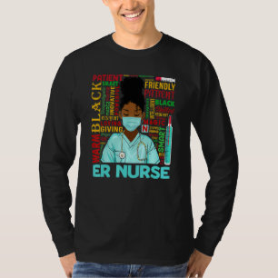 Camiseta Mujeres afroamericanas de raza negra enferman hist