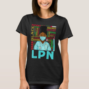 Camiseta Mujeres afroamericanas enfermeras negras de LPN Hi