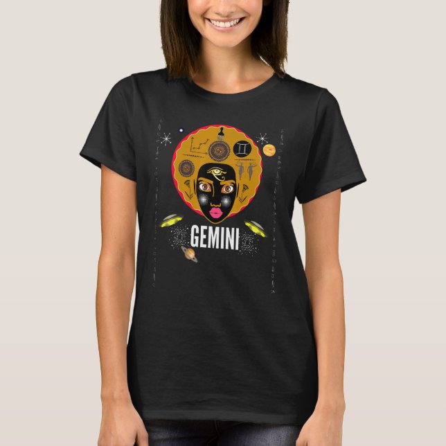 Camiseta Mujeres afroamericanas geminitenses Rótulos de Zod (Anverso)