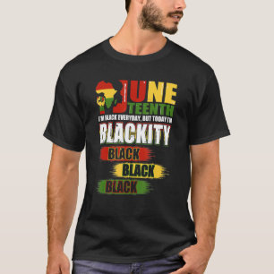 Camiseta Mujeres afroamericanas soy negra junio