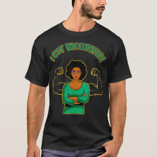 Camiseta Mujeres afroamericanas vacunadas para obtener vacu