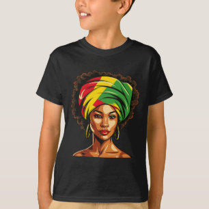 Camiseta Mujeres Afroestadounidenses Chica Mes de la Histor
