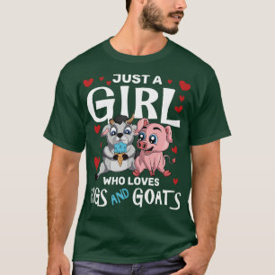 Camiseta Mujeres Agricultoras De Cerdo Chicas Agrícolas De 