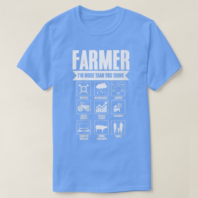 Camiseta Mujeres Agricultoras Soy Más De Lo Que Piensas En  (Diseño del anverso)