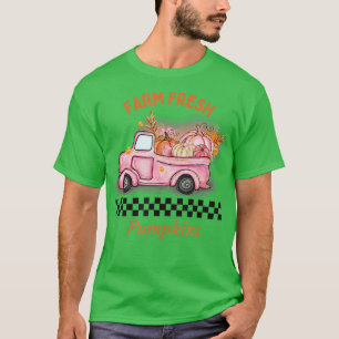 CAMISETA MUJERES AGRICULTORES FRESCOS CAÍDA DE CAMIONES DE