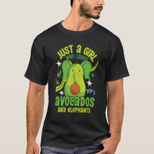 Camiseta Mujeres aguacate África Chicas de animales Elefant