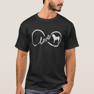 Camiseta Mujeres Akita Chicas adolescentes niños Un amor Ma