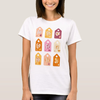 Camiseta mujeres alfabéticas